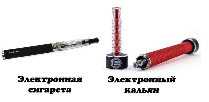 Электронная сигарета, электронный кальян, вейп. В чем разница?